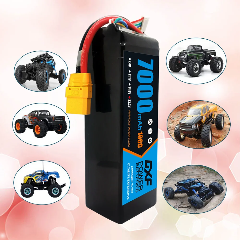 DXF 6S Lipo แบตเตอรี่ 22.2V 70 - 6S Lipo Battery 22.2V 5000Mah บทวิจารณ์และราคา