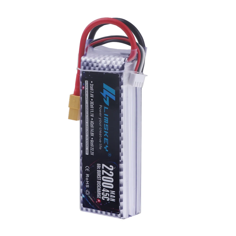 แบตเตอรี่ลิโพ 2S 3S 4S 6S 1500 - 4S Lipo Battery 14.8V 6000Mah บทวิจารณ์และราคา